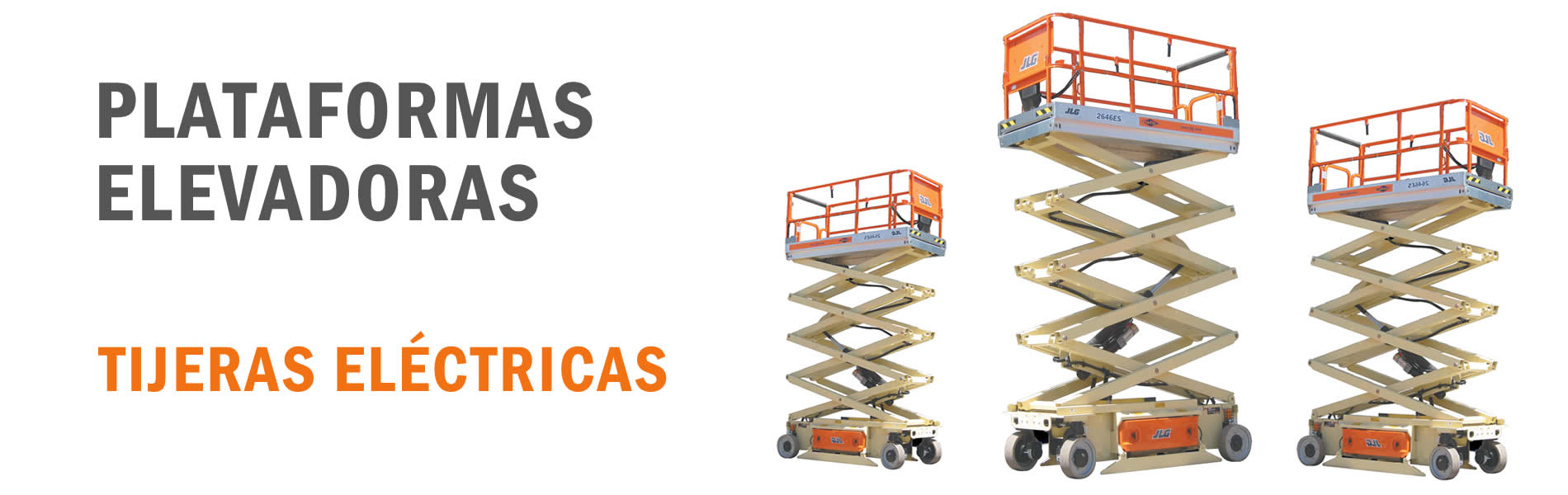 plataformas tipo tijera electrica